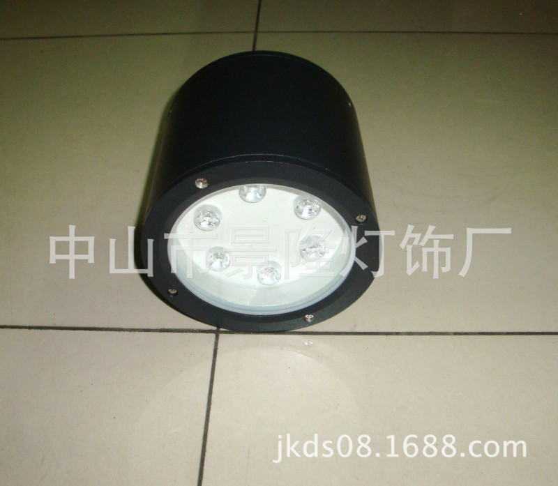 供應6*3W LED防潮防塵吸頂燈￠180*H150明裝筒燈JX180A成品批發・進口・工廠・代買・代購