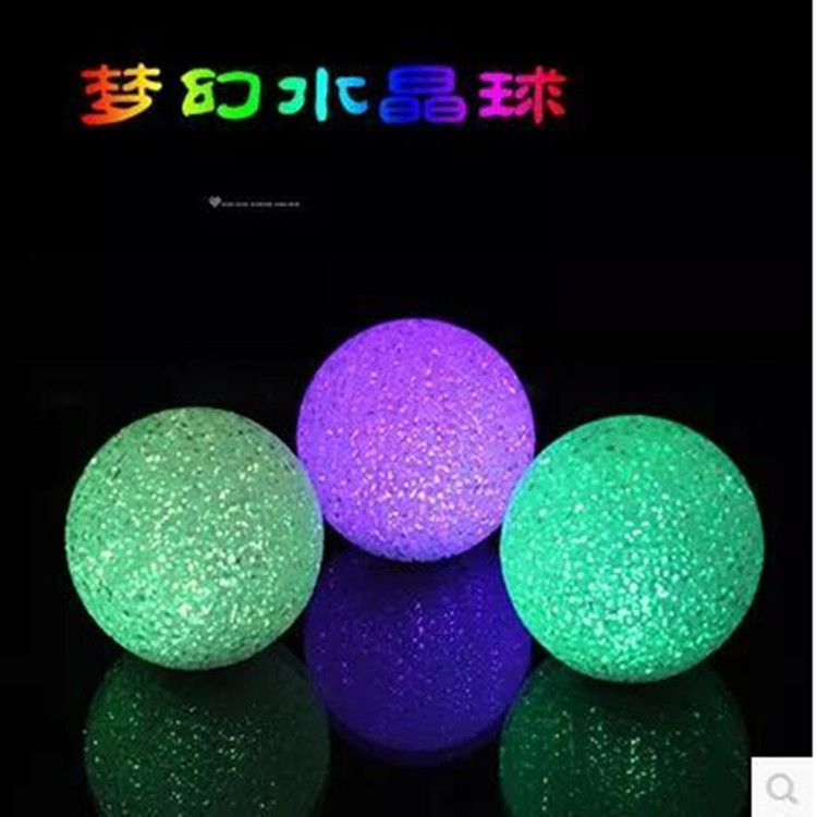 14CM水晶球/ 新奇特 粒子 七彩小夜燈 婚慶 批發特價 廠傢批發批發・進口・工廠・代買・代購