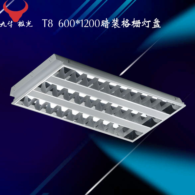 廠傢供應 600x1200格柵燈 T8格柵燈 格柵燈盤工廠,批發,進口,代購
