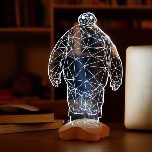 創意3D小夜燈LED臺燈USB燈情人節浪漫生日禮物 3D立體視覺燈工廠,批發,進口,代購