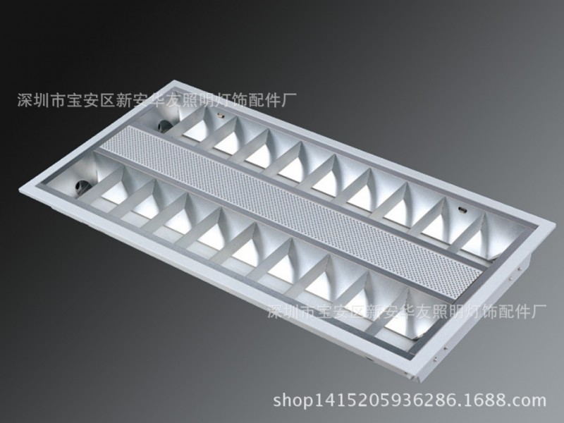 廠傢直銷LED燈盤 300*600 2*14W 亞光鋁 辦公照明工廠,批發,進口,代購