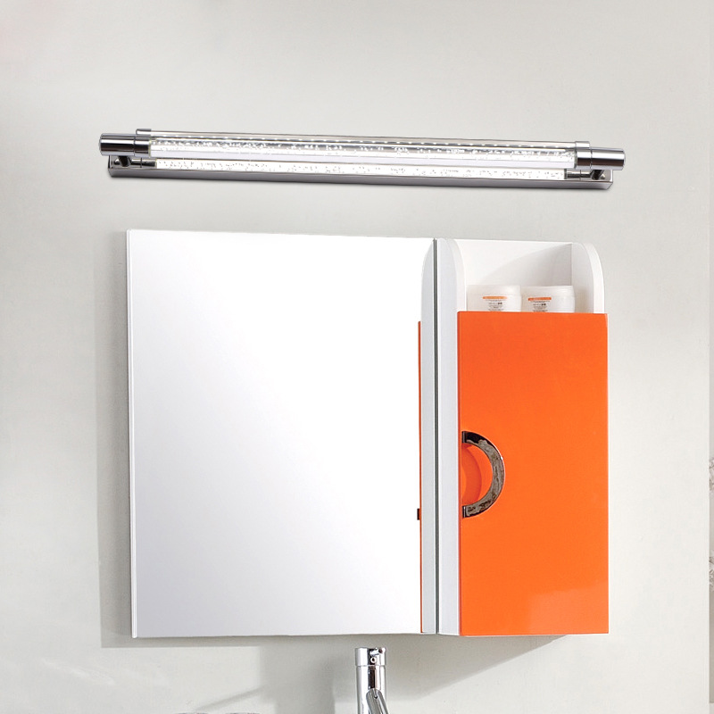 【新品爆款】 現代簡約浴室洗手間裝飾燈 不銹鋼K9水晶LED鏡前燈批發・進口・工廠・代買・代購