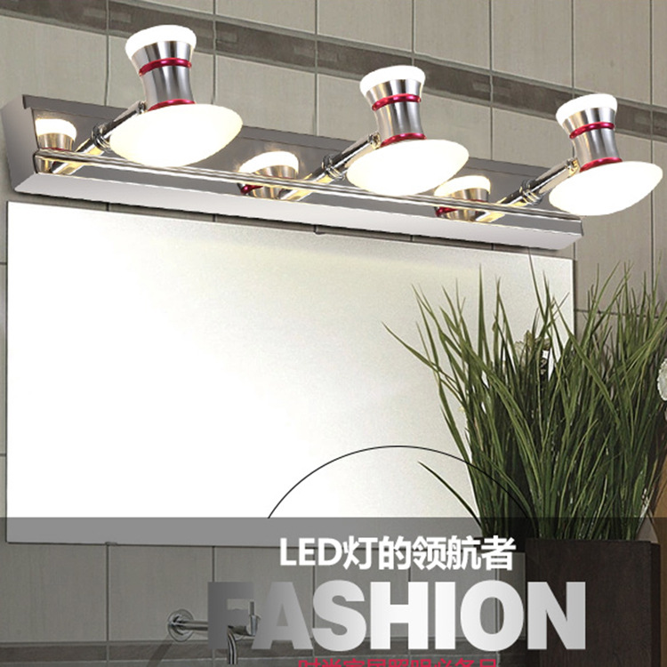 時尚大氣浴室鏡前燈 批發新款簡約LED可調節化妝臺壁燈燈飾燈具工廠,批發,進口,代購