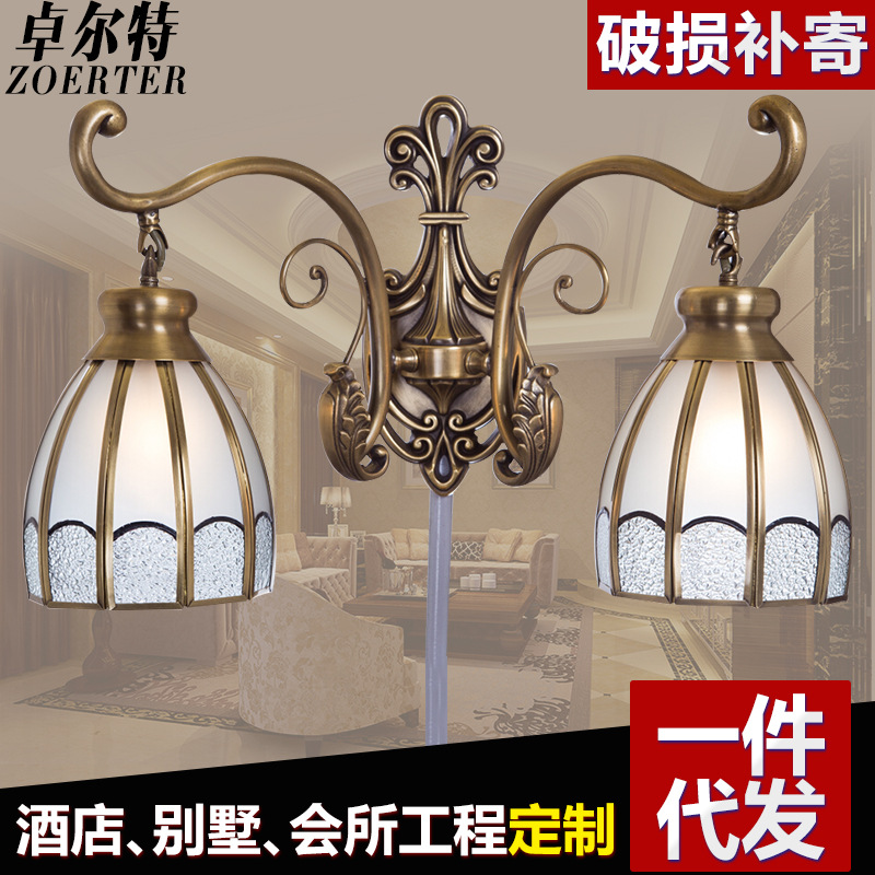 led客廳燈 新款庭院酒店別墅燈全銅裝飾吊燈 豪華別墅專用燈批發・進口・工廠・代買・代購