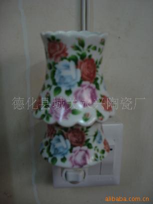 供應陶瓷貼花小夜燈，傢居藝術品工廠,批發,進口,代購