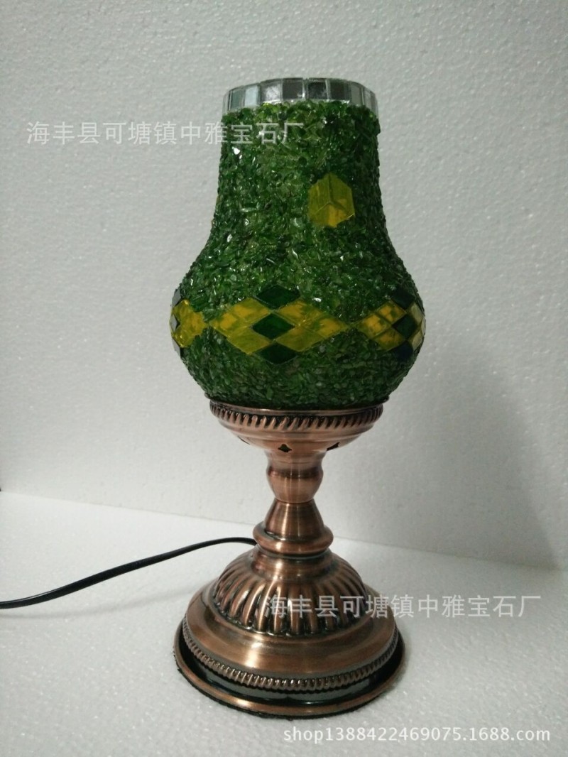廠傢直銷 佛具宗教用品天然透輝石水晶燈 LED白熾燈泡批發・進口・工廠・代買・代購
