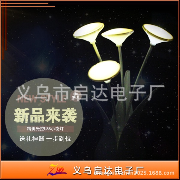 廠傢直銷 光控小夜燈 USB夜燈 新款送禮神器 夜攤爆款工廠,批發,進口,代購