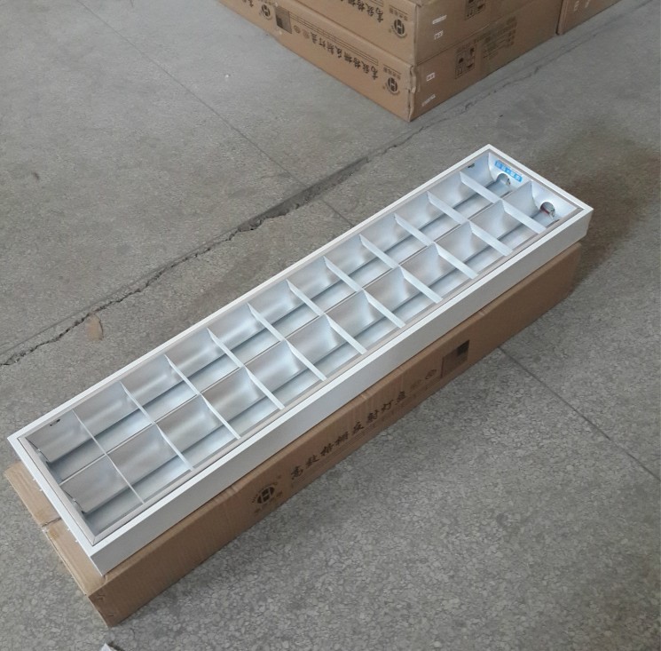 明裝T8格柵燈LED30*120工程燈吸頂吊線格柵燈盤明裝燈盤工廠,批發,進口,代購