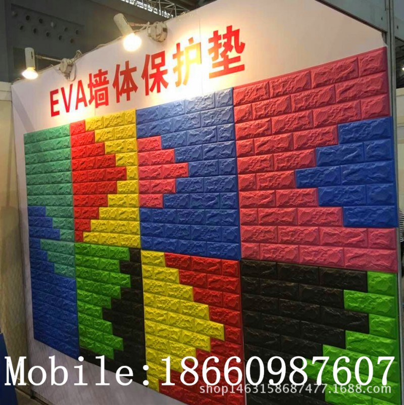 EVA寶寶防撞墻體保護墻貼傢庭幼兒園跆拳道館柱子軟包裝飾影視墻工廠,批發,進口,代購