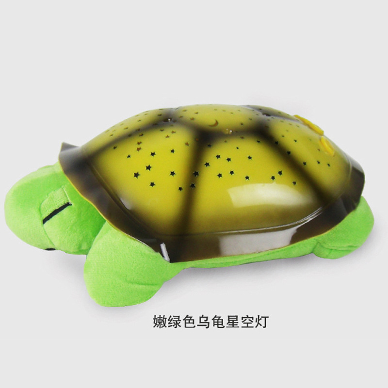 草綠色烏龜燈批發新奇特滿天星星空燈安睡龜帶音樂送女友禮物浪漫工廠,批發,進口,代購