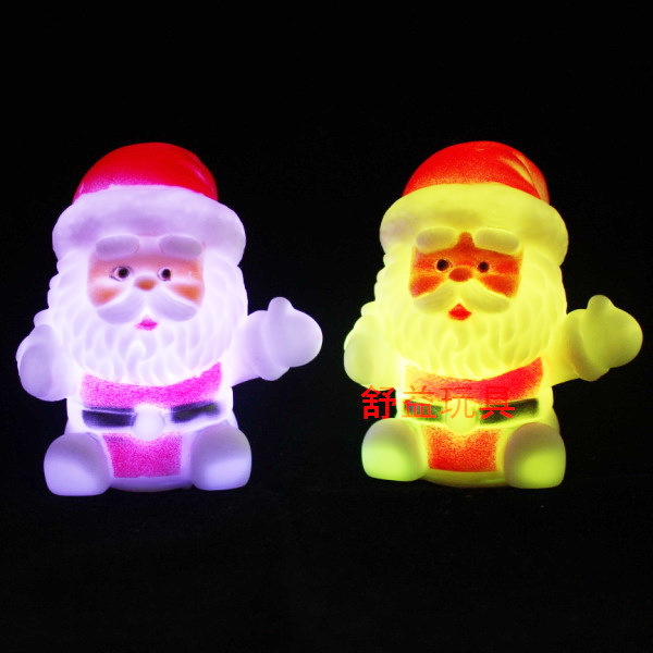 坐立聖誕老人七彩小夜燈 聖誕節禮品 禮物 led燈地攤貨源熱銷工廠,批發,進口,代購