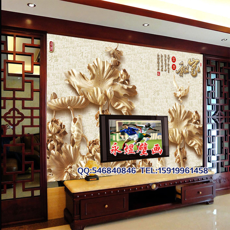 傢和富貴木雕壁畫 3d浮雕壁畫  大型無縫壁畫訂製 木雕建築物壁畫工廠,批發,進口,代購