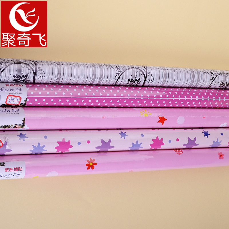 【2元店貨源專批】新款 裝修60cm/5米自黏墻紙 格子條紋卡通工廠,批發,進口,代購