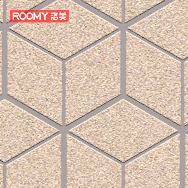供應ROOMY洛美上海裝潢材料專利造型紙模方形可訂製墻紙ZM4701工廠,批發,進口,代購