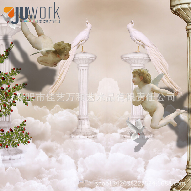 3d大型玉雕壁畫壁紙 高檔電視背景墻紙 客廳個性無縫墻紙定製工廠,批發,進口,代購