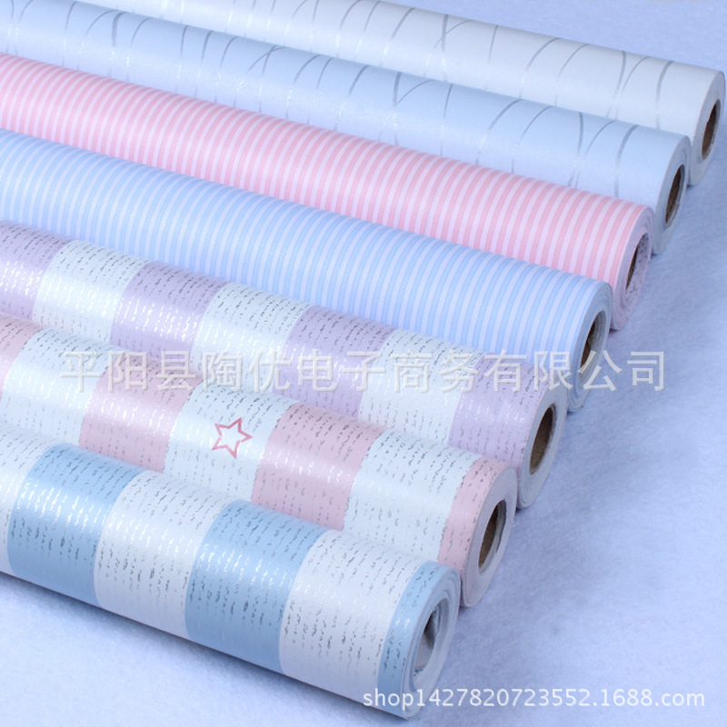 廠傢供應PVC自黏墻紙電視背景墻壁紙簡約卡通兒童房翻新即時貼紙工廠,批發,進口,代購