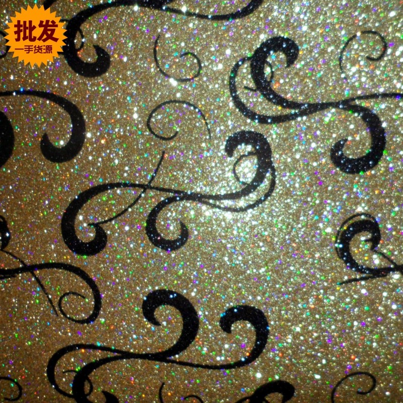 現貨批發娛樂場所專用格利特無紡佈#絲帶美#金沙閃閃KTV炫亮墻佈工廠,批發,進口,代購