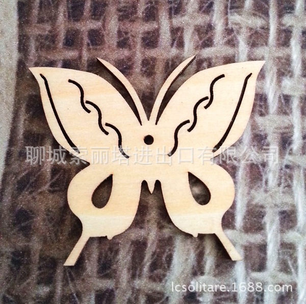激光雕刻創意木質環保蝴蝶墻貼 客廳臥室浪漫貼花 創意傢居裝飾批發・進口・工廠・代買・代購