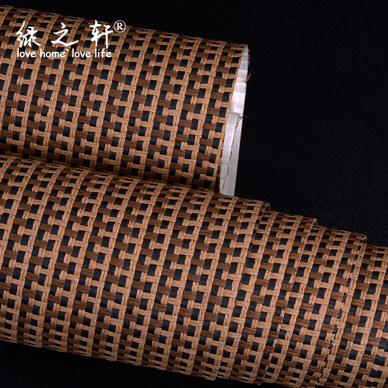 綠之軒高檔紙線純紙墻紙 紙編工藝壁紙4色 厚實有吸聲吸塵等特點批發・進口・工廠・代買・代購