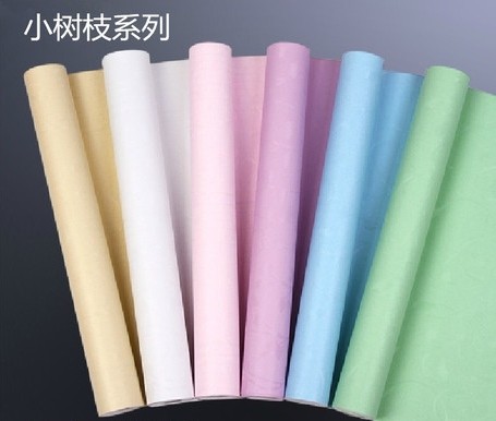 特價pvc自黏壁紙 簡約臥室背景墻紙自貼翻新膠即時貼純色防水加厚批發・進口・工廠・代買・代購