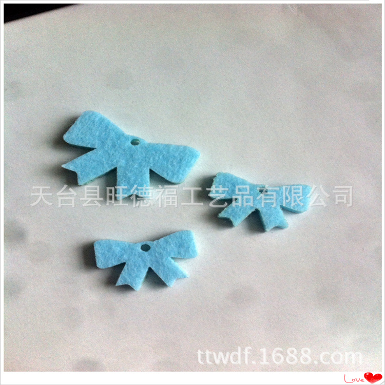 廠傢直銷  無紡佈傢居裝飾品   創意毛氈佈蝴蝶結墻貼批發・進口・工廠・代買・代購