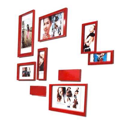 波爾卡長方形浮雕立體墻貼/DIY電視背景墻裝飾-紅色批發・進口・工廠・代買・代購