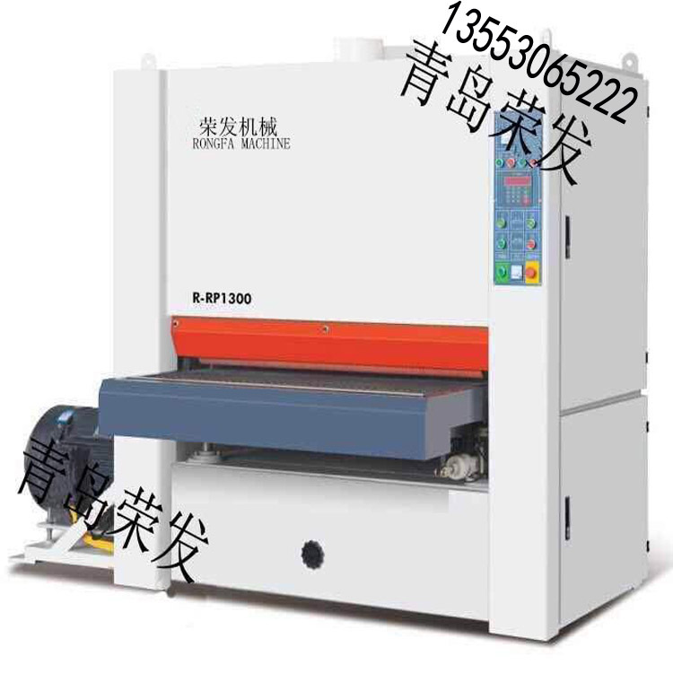 批發木工機械全光電精度高定厚寬帶雙砂架R-RP1300青島砂光機工廠,批發,進口,代購