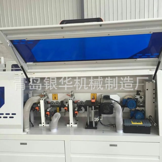 青島銀華廠傢直銷 半自動開槽封邊機 全自動開槽封邊機 門套開槽工廠,批發,進口,代購