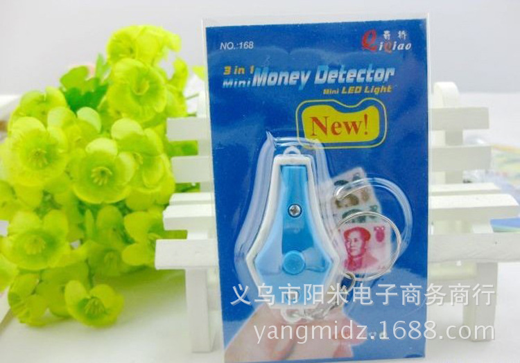 廠傢批發 便攜迷你鑰匙扣驗鈔燈 新款花瓶驗鈔機紫外線驗鈔器批發工廠,批發,進口,代購