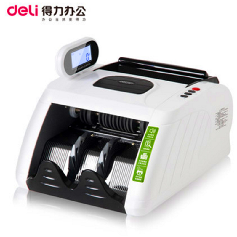 現貨可驗新鈔得力3915全智能小攜式紅外鑒偽點鈔機驗鈔機全國聯保工廠,批發,進口,代購