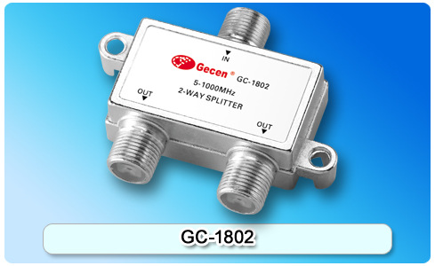 佳訊5-1000MHz二輸出分配器 GC-1802工廠,批發,進口,代購