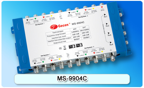 佳訊衛星信號多路開關九進四出 MS-9904C工廠,批發,進口,代購