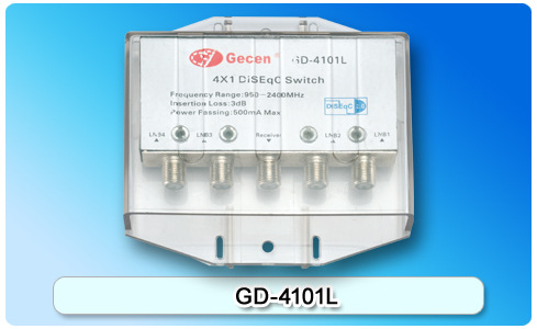 佳訊端口電源指示燈衛星信號4X1切換開關 GD-4101L工廠,批發,進口,代購