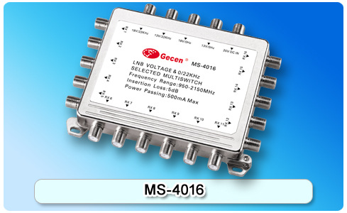佳訊衛星信號多路開關四進十六出 MS-4016工廠,批發,進口,代購