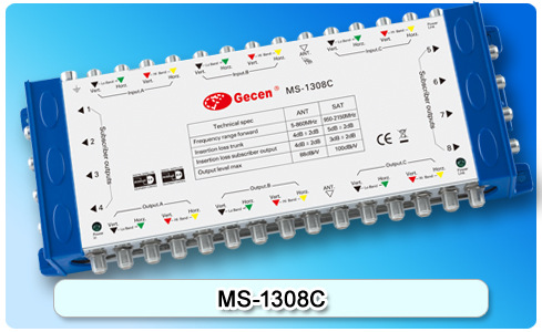 佳訊衛星十三進八出多路開關 MS-1308C工廠,批發,進口,代購