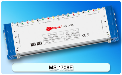 佳訊衛星信號多路開關十七進八出  MS-1708E工廠,批發,進口,代購