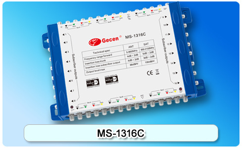 佳訊衛星信號多路開關十三進十六出 MS-1316C工廠,批發,進口,代購
