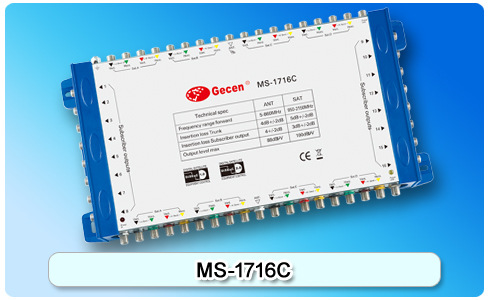 佳訊衛星信號多路開關十七進十六出 MS-1716C工廠,批發,進口,代購