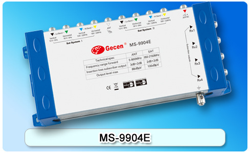 佳訊衛星信號多路開關九進四出 MS-9904E工廠,批發,進口,代購