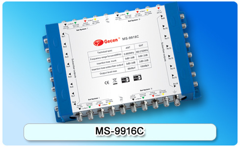 佳訊衛星信號多路開關九進十六出  MS-9916C工廠,批發,進口,代購