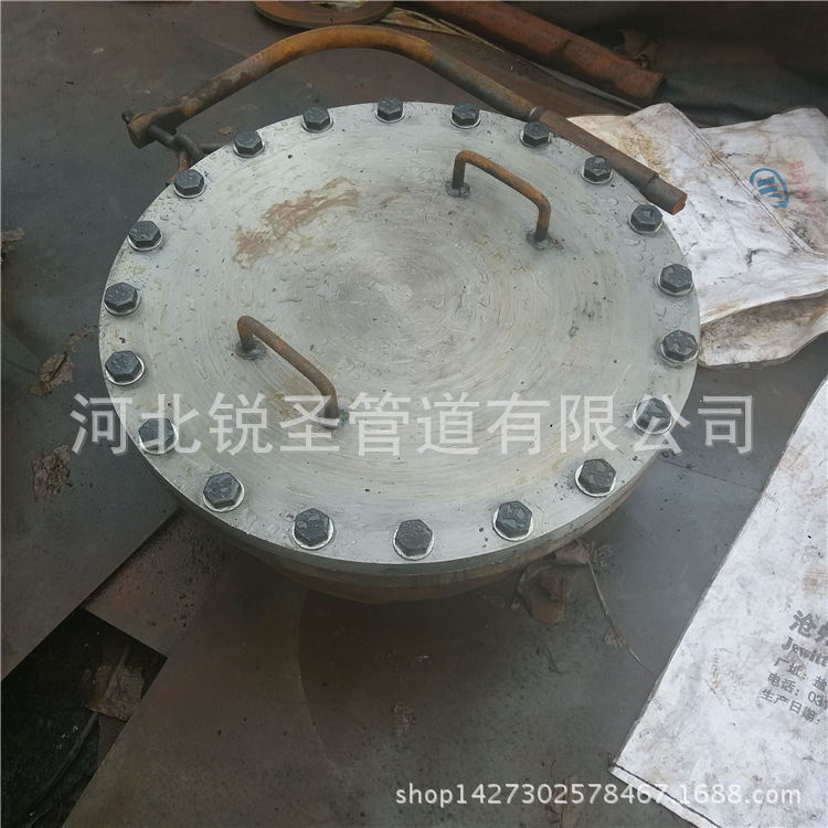 廠傢批發常壓人孔 20#碳鋼人孔蓋 吊蓋帶徑平焊法蘭圓形人孔。批發・進口・工廠・代買・代購
