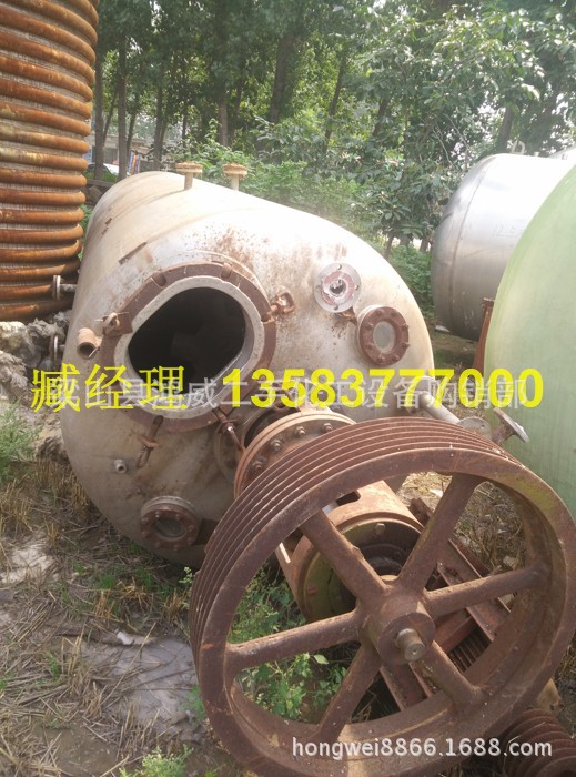 轉讓二手15立方不銹鋼發酵罐/二手發酵罐處理工廠,批發,進口,代購