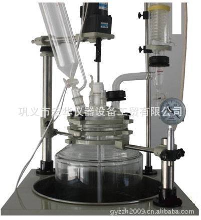 DF-80L異形單層玻璃反應釜/定製單層玻璃反應釜/異型反應釜工廠,批發,進口,代購