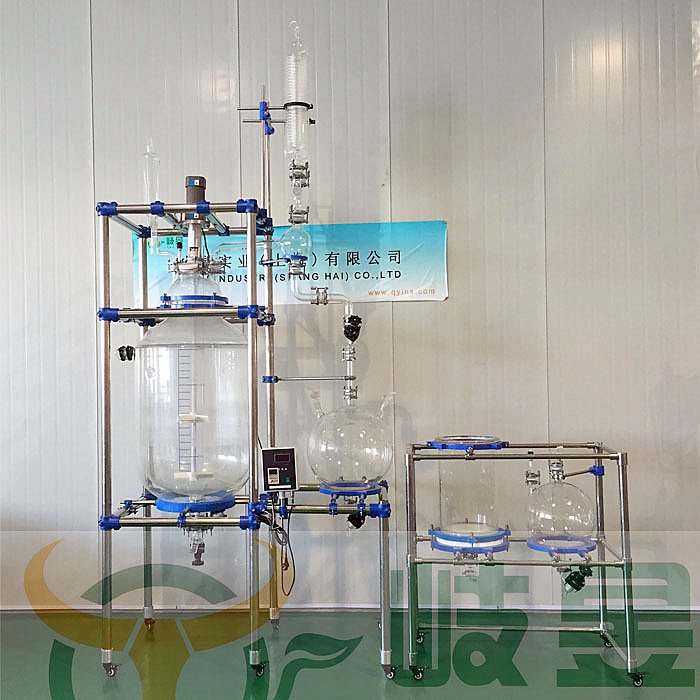岐昱廠傢定製 雙層玻璃反應釜200L 技術領先！工廠,批發,進口,代購