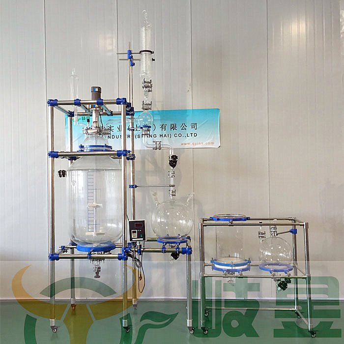 岐昱廠傢定製 雙層玻璃反應釜200L 技術領先！工廠,批發,進口,代購