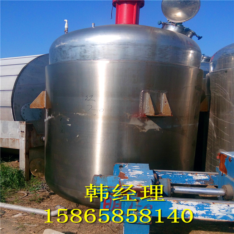 供應二手3立方反應釜二手不銹鋼反應釜 二手高壓  高溫反應釜工廠,批發,進口,代購