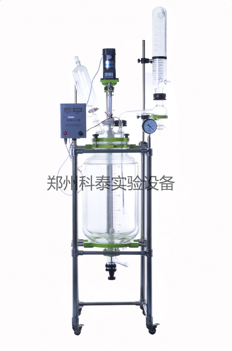 供應50L雙層玻璃反應釜 反應釜廠傢直銷 實驗 中試批發・進口・工廠・代買・代購
