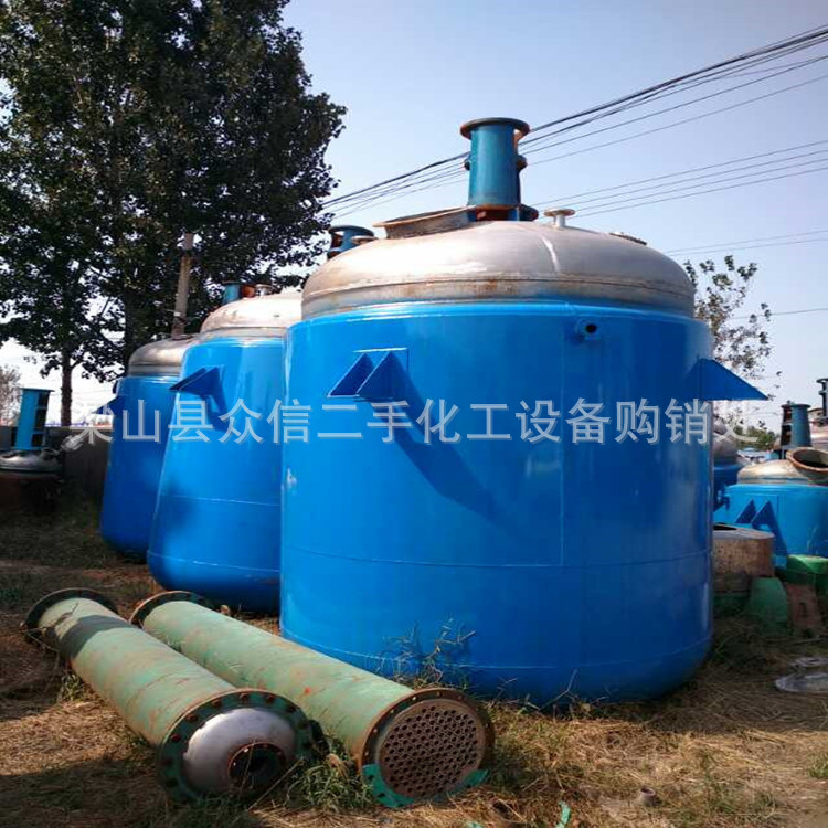 出售二手30噸不銹鋼反應釜 二手蒸汽加熱30立方反應釜價格工廠,批發,進口,代購
