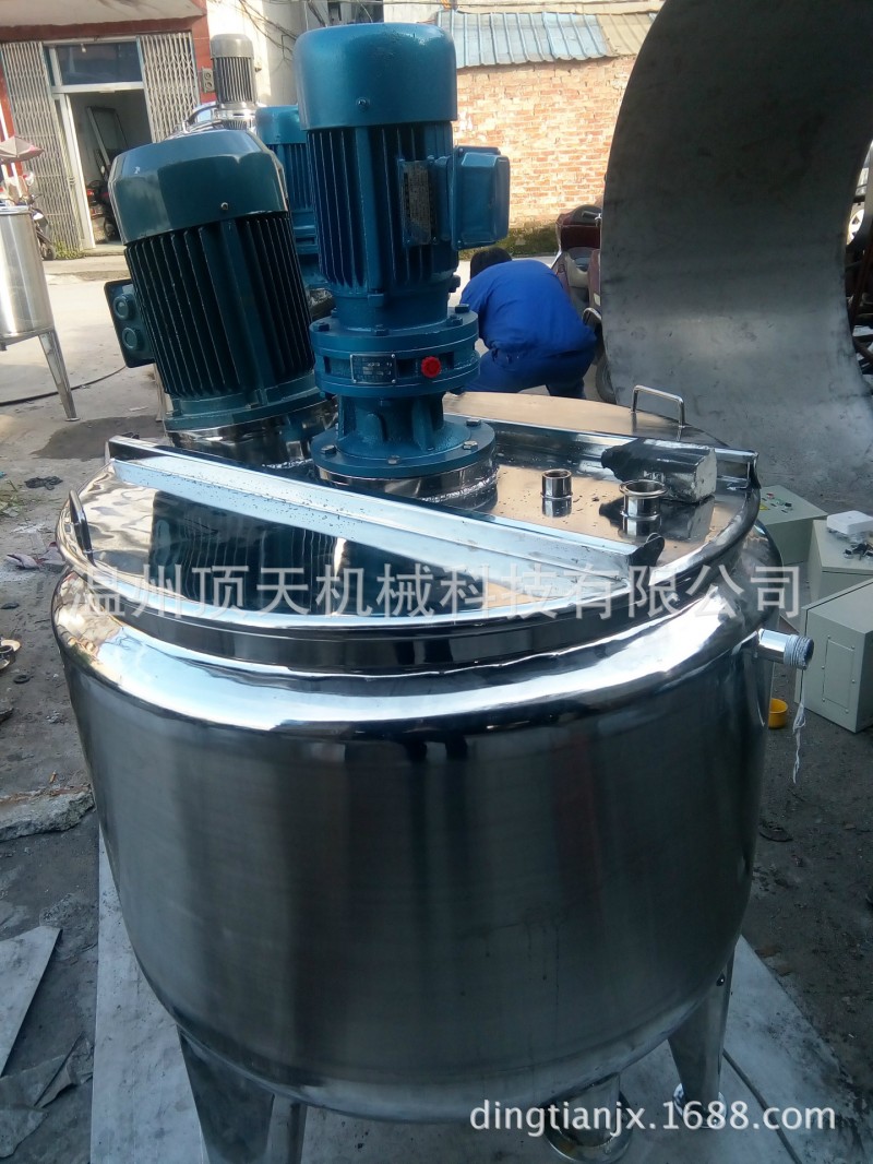 定做500L不銹鋼實驗室常壓反應釜 內外盤管電加熱夾套高壓反應釜工廠,批發,進口,代購