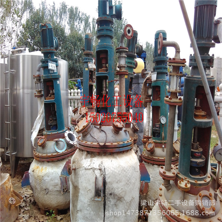 二手高壓反應釜 二手搪瓷電加熱反應釜 二手實驗室反應釜工廠,批發,進口,代購